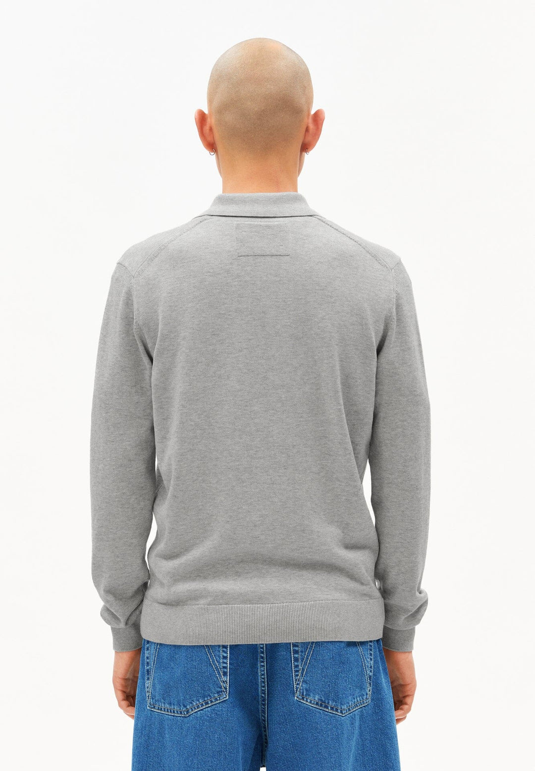 SÍÐERMA KNIT POLOBOLUR SILVER MELANGE - Ethic