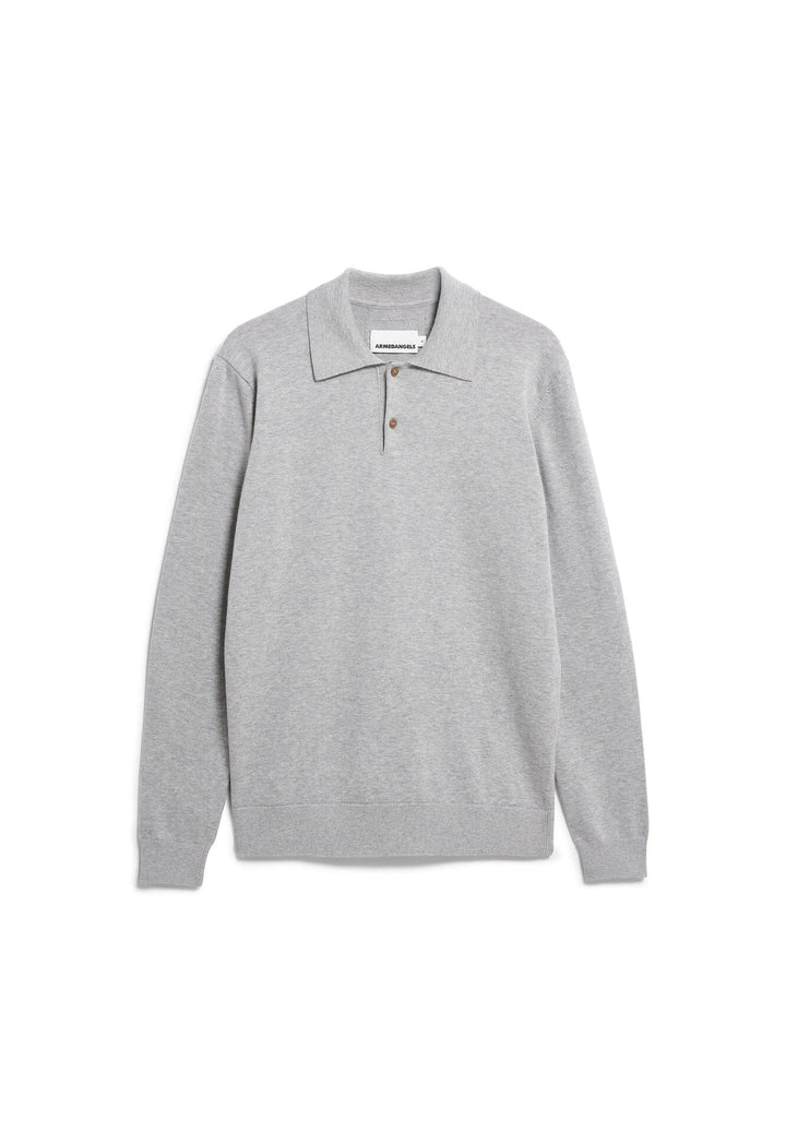 SÍÐERMA KNIT POLOBOLUR SILVER MELANGE - Ethic