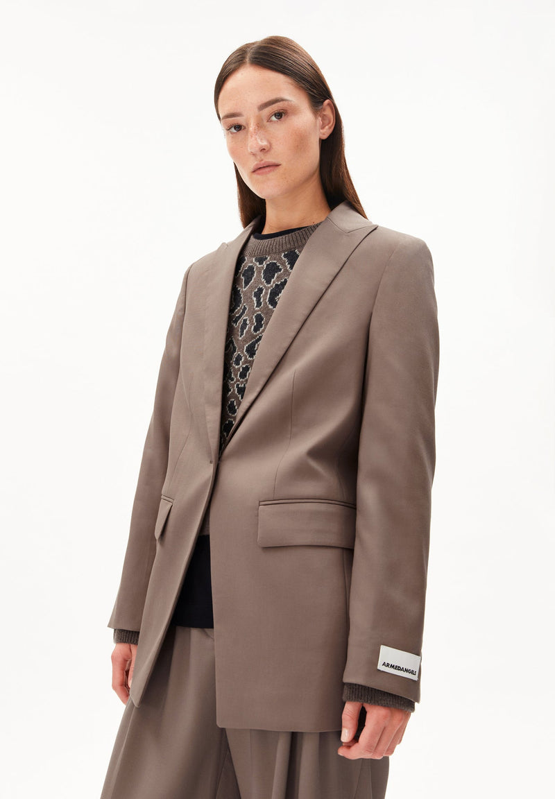 MIKULAA BLAZER JAKKI WALNUT CREAM