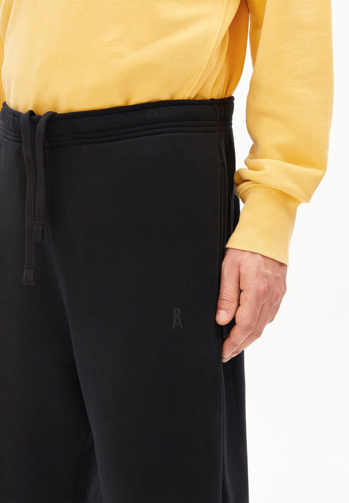 BAASTI LOOP SWEATPANT LÍFRÆN BÓMULL SVARTAR - Ethic