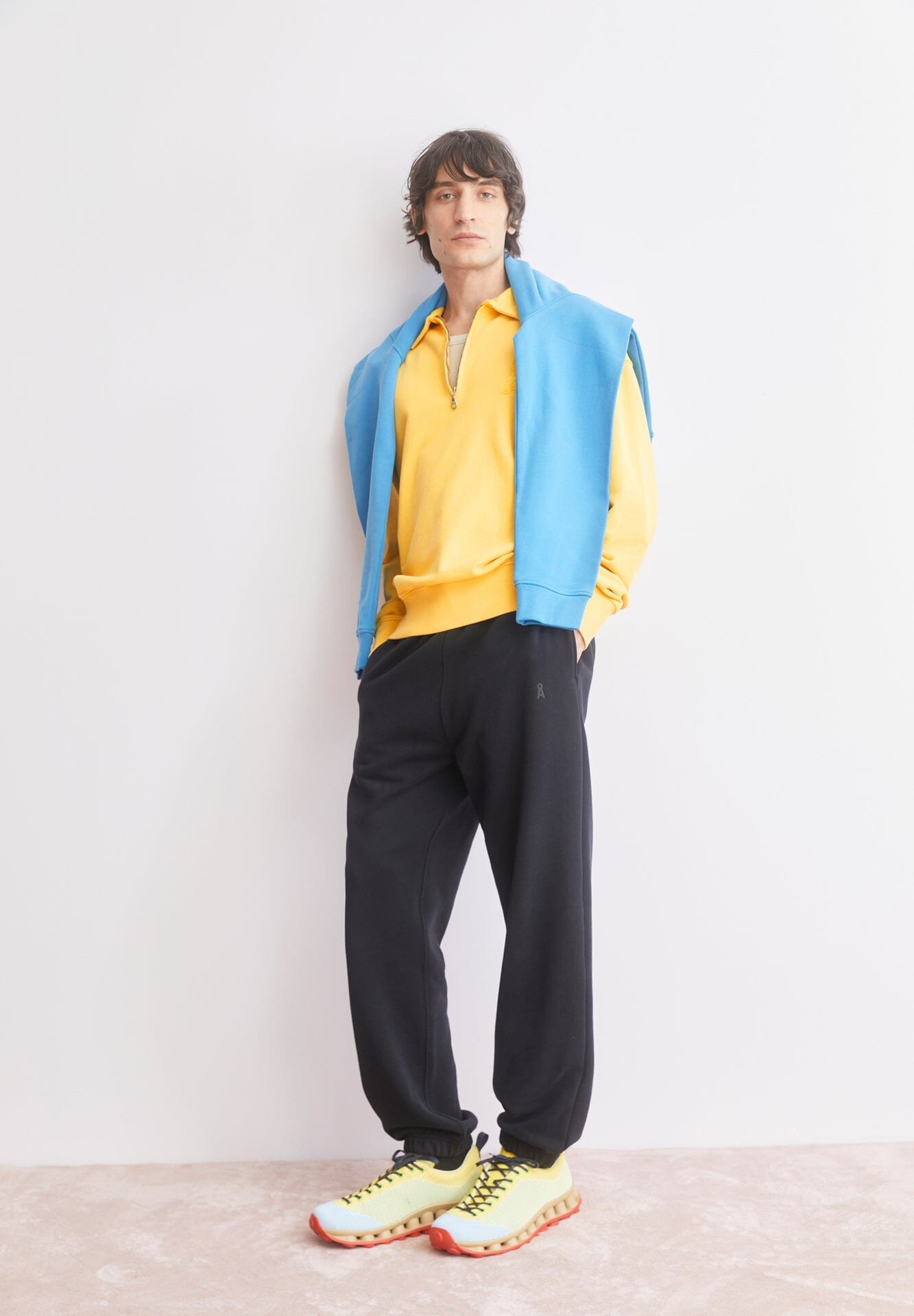 BAASTI LOOP SWEATPANT LÍFRÆN BÓMULL SVARTAR - Ethic