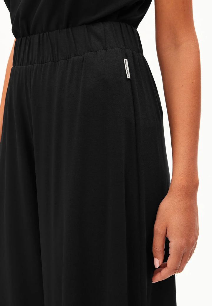 CROPPED JERSEY PANT SVARTAR - Ethic