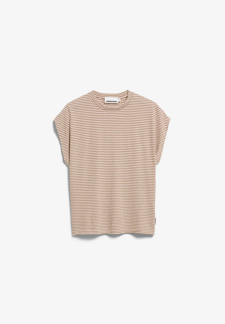 SLUB JERSEY BOLUR OATMILK CINNAMON DUST - Ethic