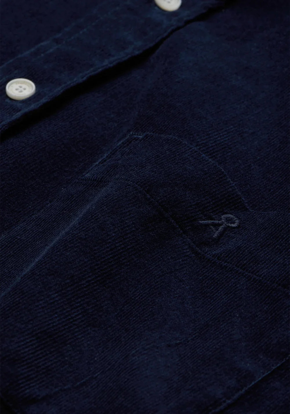 CORDUROY SÍÐERMASKYRTA TINTED NAVY