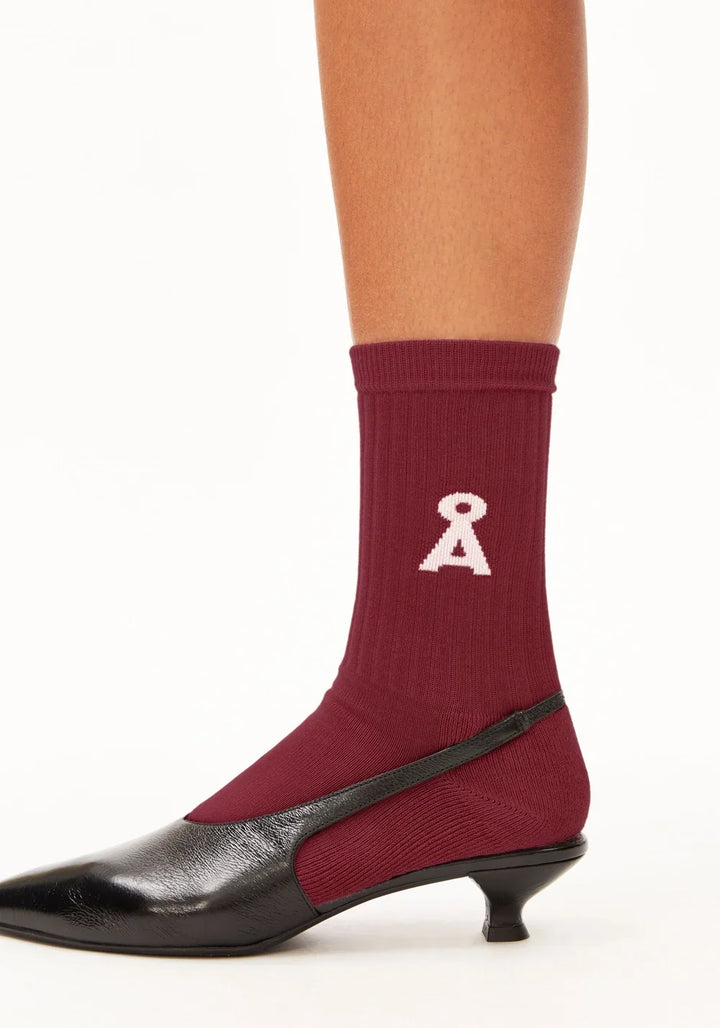 SAAMUS BOLD SOKKAR LÍFRÆN BÓMULL VELVET RED