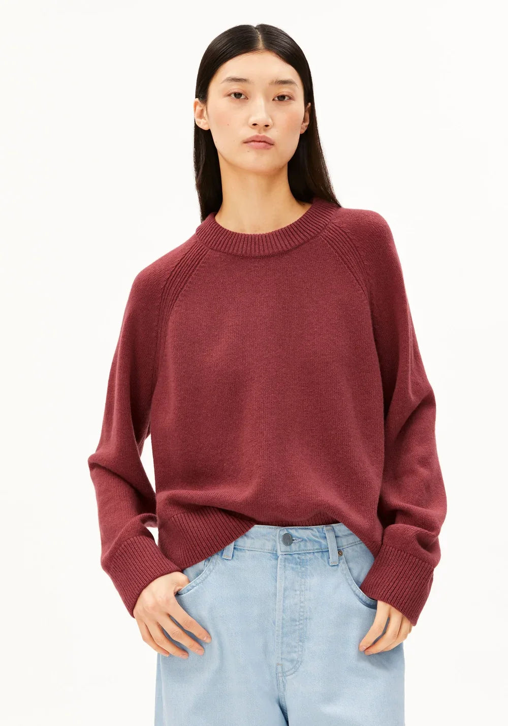 WOOL KNIT PEYSA VELVET EMBER