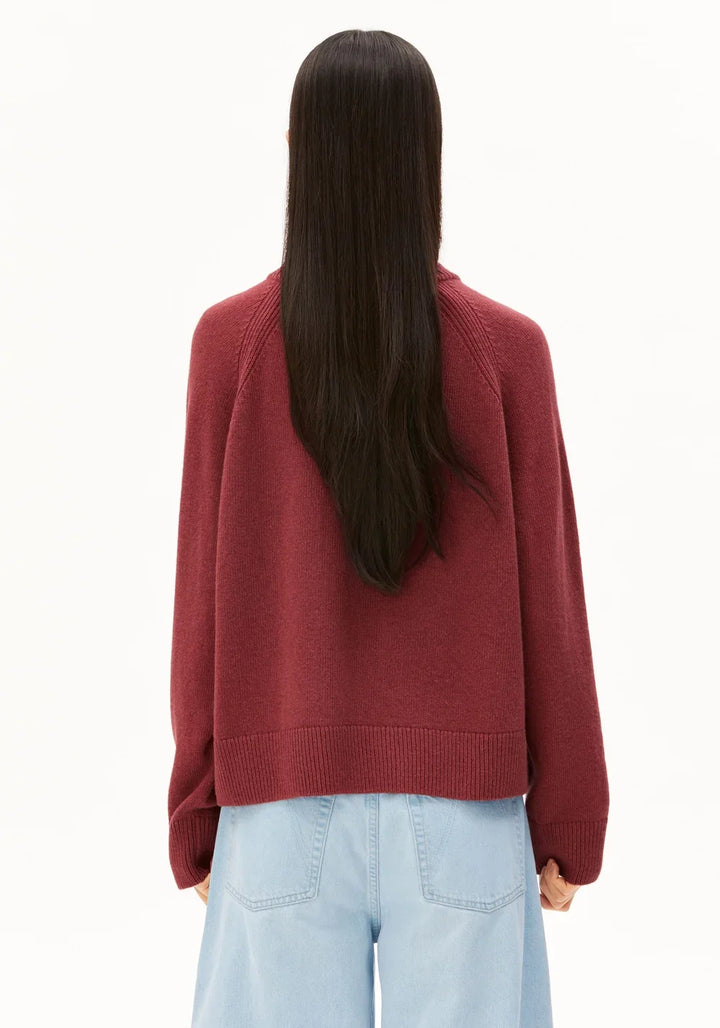WOOL KNIT PEYSA VELVET EMBER