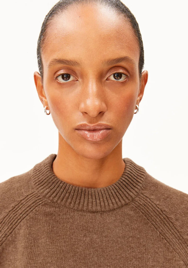 WOOL KNIT PEYSA CLAYSTONE MELANGE