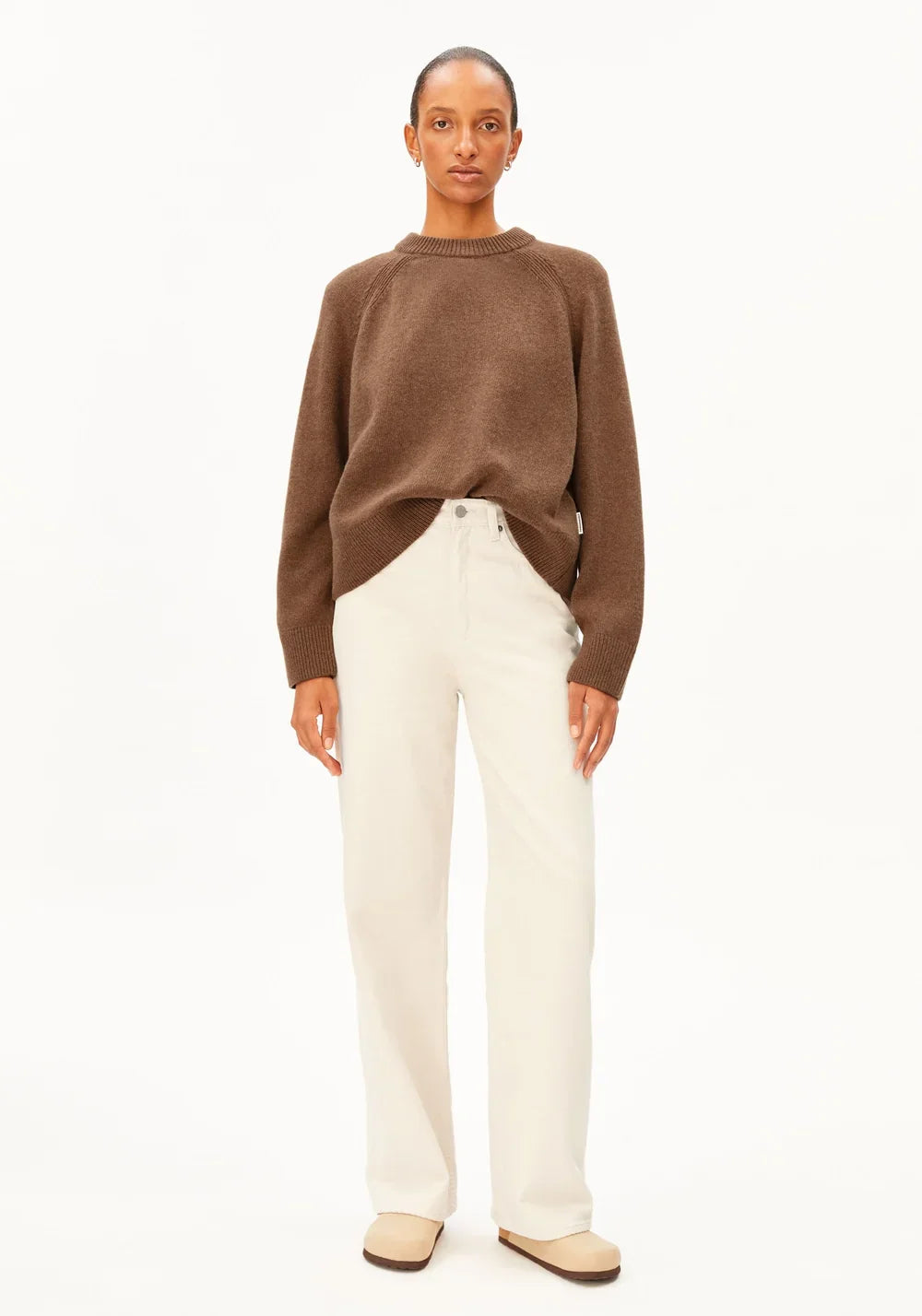 WOOL KNIT PEYSA CLAYSTONE MELANGE