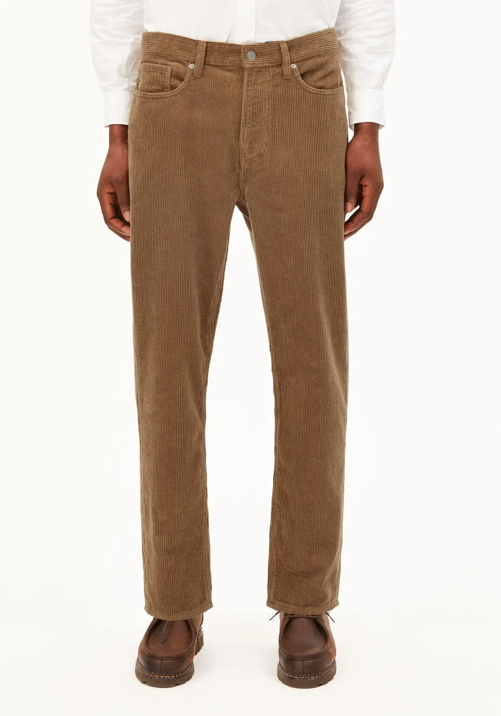MAAKX RELAXED CORDUROY FLAUELSBUXUR AMBERWOOD