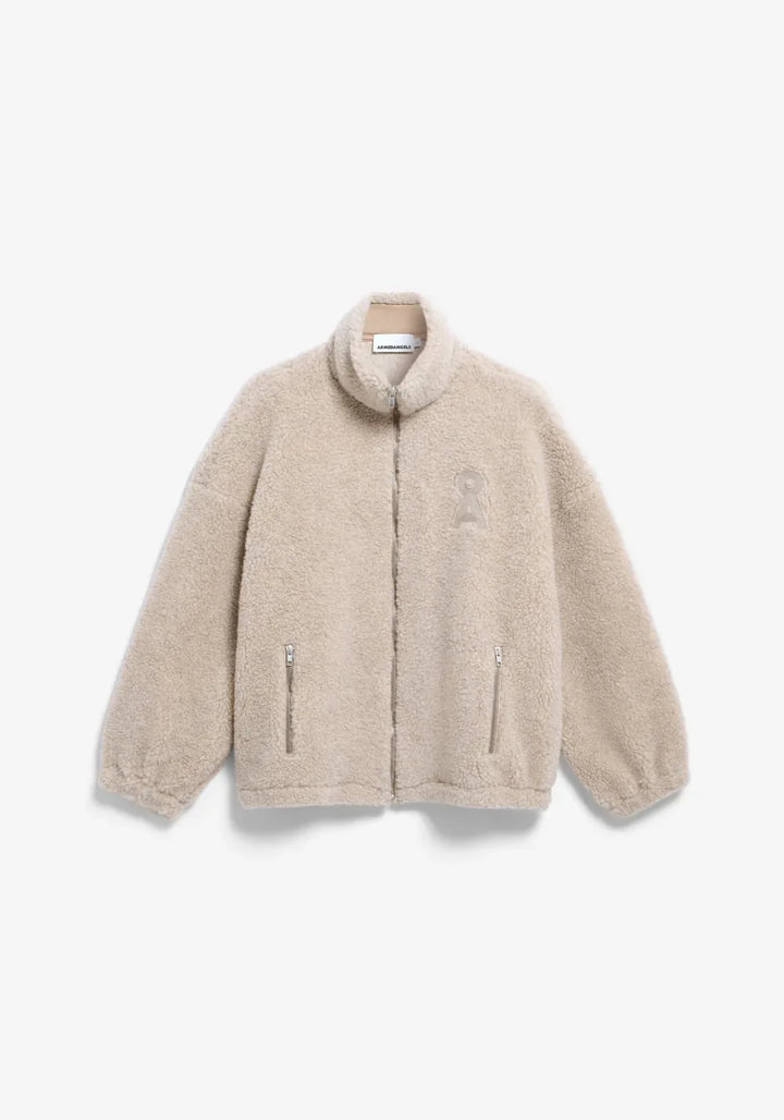 WOOL BLEND FLEECE JAKKI HONEY MELANGE