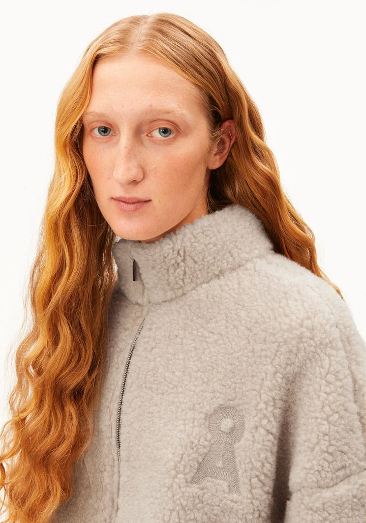 WOOL BLEND FLEECE JAKKI HONEY MELANGE