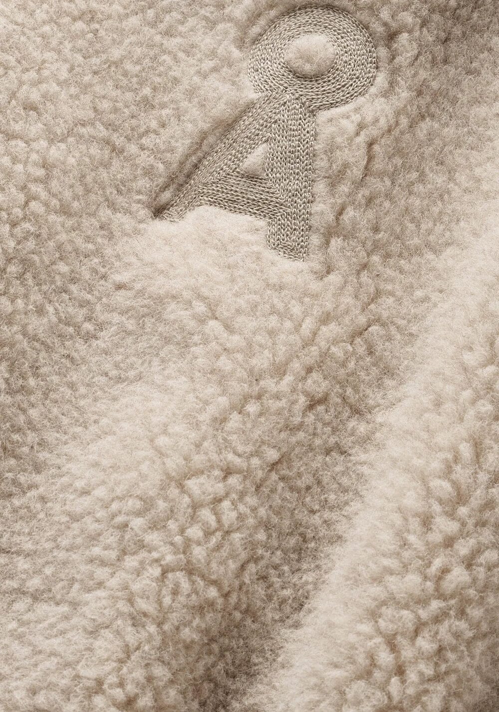 WOOL BLEND FLEECE JAKKI HONEY MELANGE