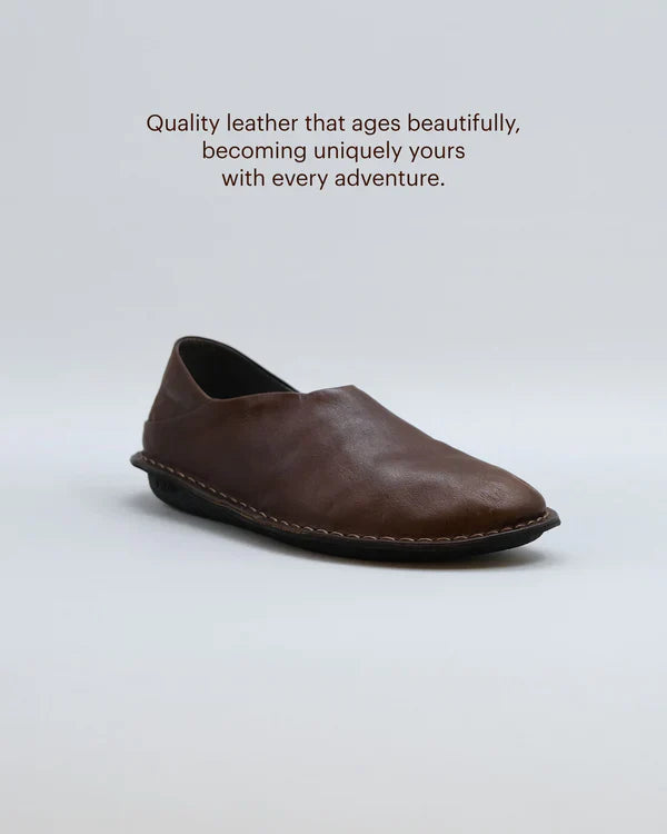 ZUMA LEATHER COCOA BROWN