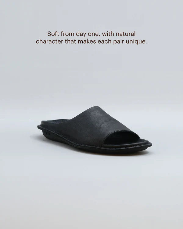 SAINT TROPEZ LEATHER PRETO BLACK - Ethic