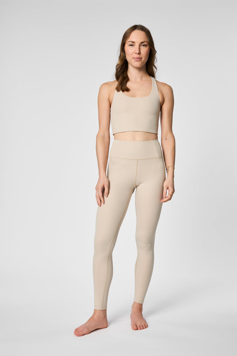RIB LEGGINGS FEATHER