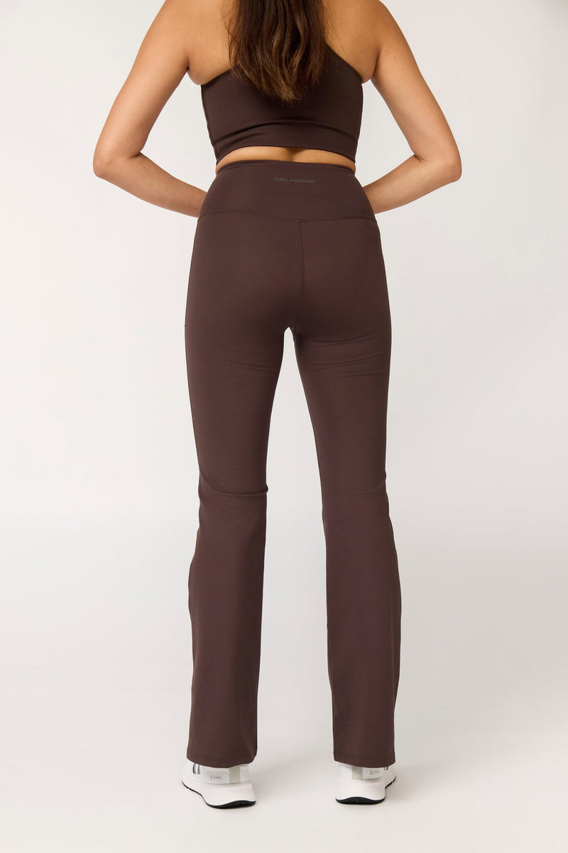 COMPRESSIVE FLARE LEGGINGS DRIFTWOOD
