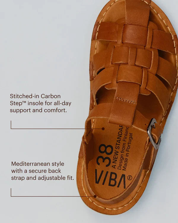 CAPRI SANDALAR COGNAC BROWN - VÆNTANLEGIR Í MAÍ - Ethic