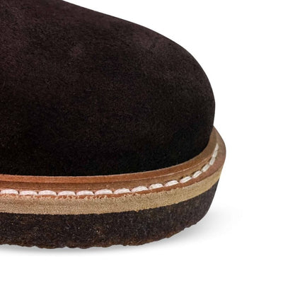 HUDIKSVALL DARK BROWN SUEDE