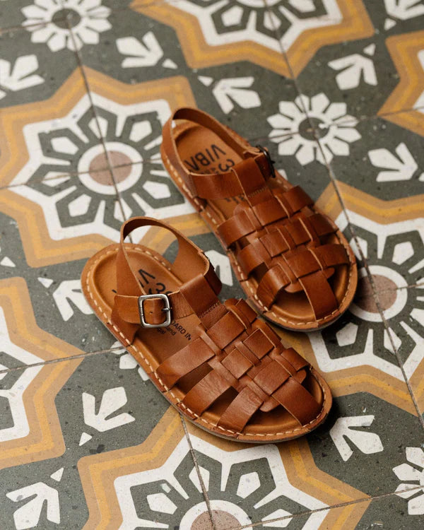 CAPRI SANDALAR COGNAC BROWN - VÆNTANLEGIR Í MAÍ - Ethic