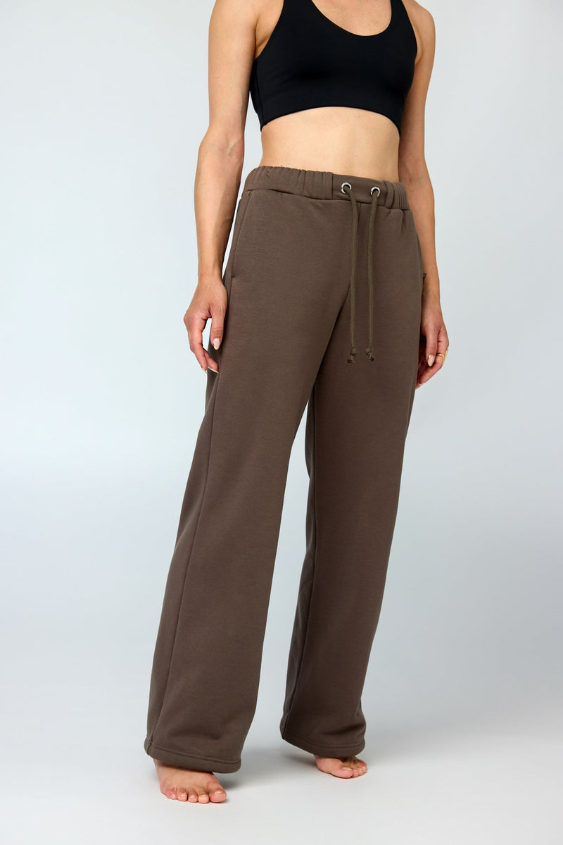 MILLIE STRAIGHT LEG SWEATPANTS MAB-MINK