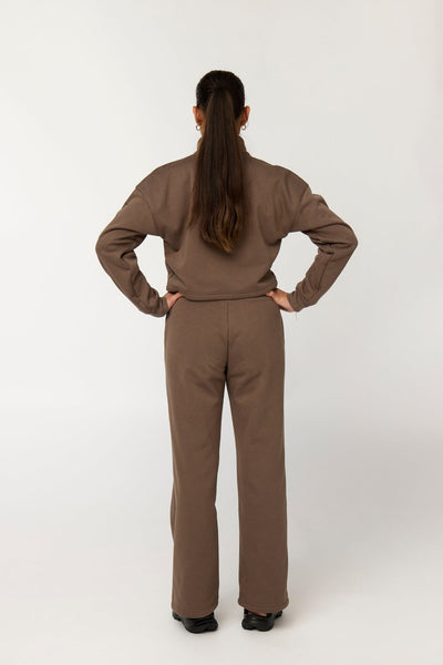 MILLIE STRAIGHT LEG SWEATPANTS MAB-MINK