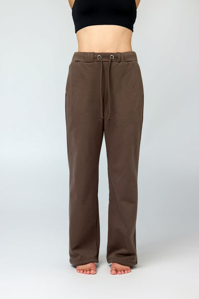 MILLIE STRAIGHT LEG SWEATPANTS MAB-MINK
