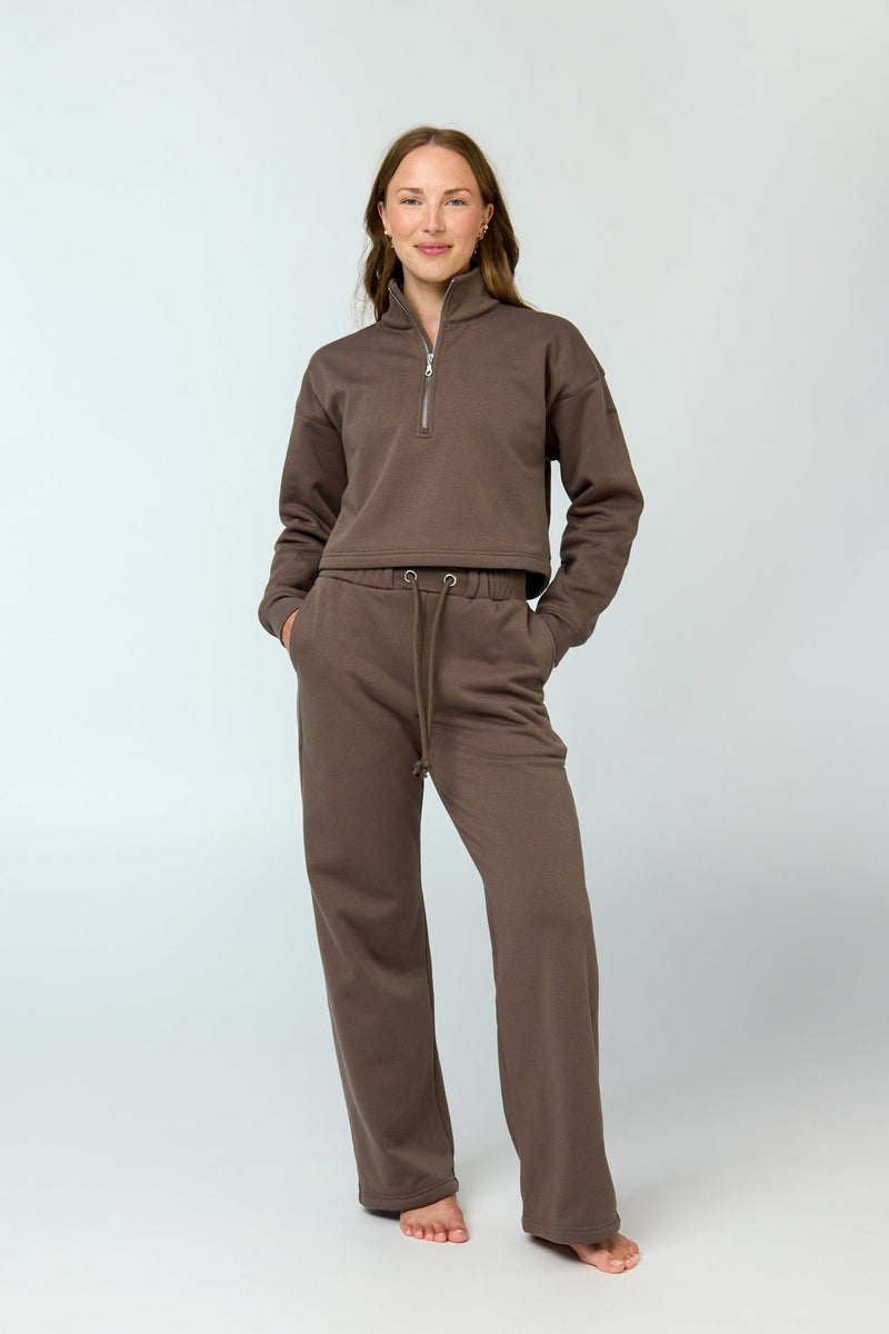 MILLIE STRAIGHT LEG SWEATPANTS MAB-MINK
