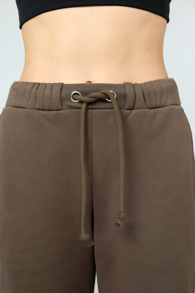 MILLIE STRAIGHT LEG SWEATPANTS MAB-MINK