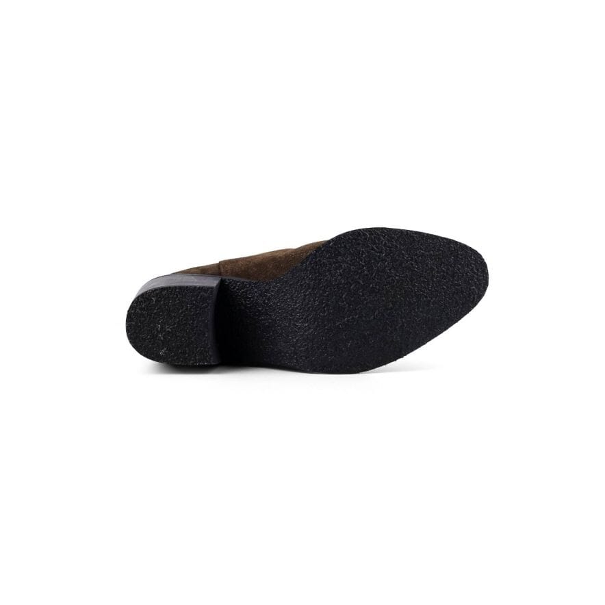 HEDAKER STÍGVÉLI SUEDE DÖKKBRÚN - Ethic