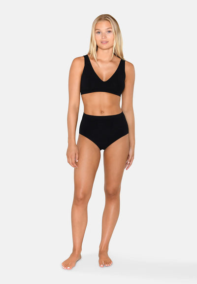 BAMBUS SOFT BRA TOPPUR SVARTUR