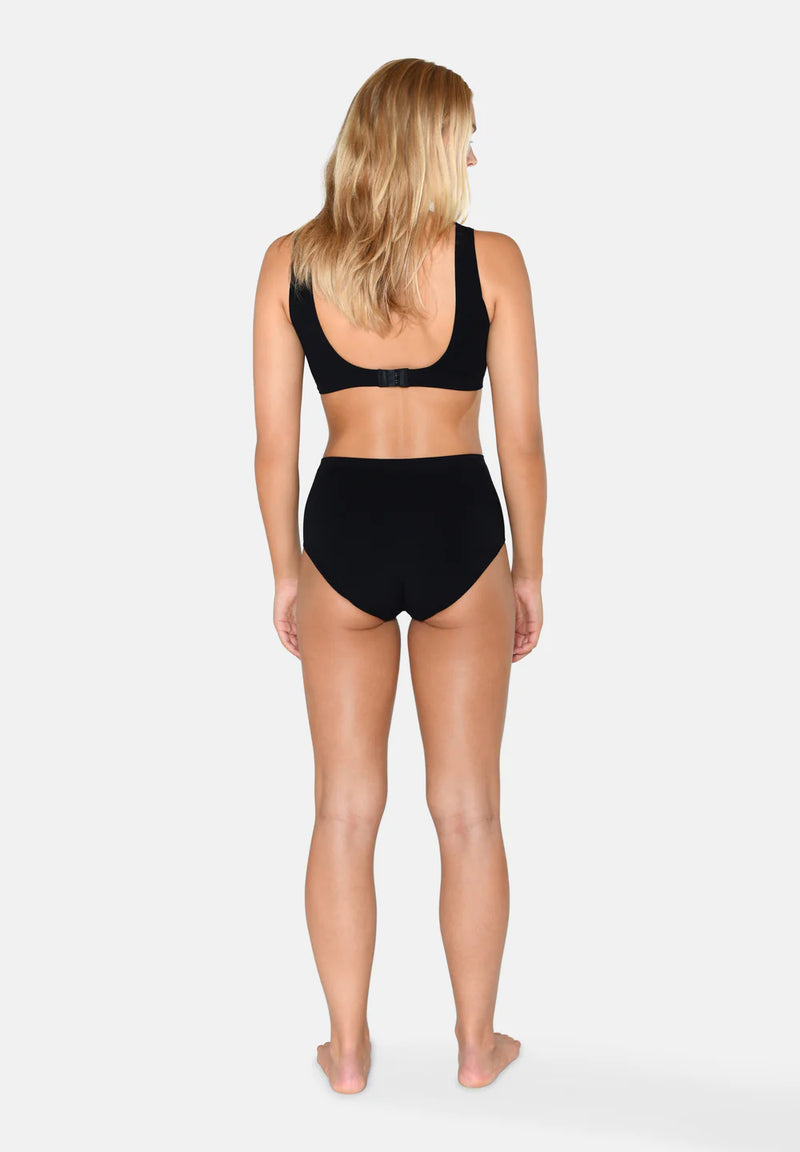 BAMBUS SOFT BRA TOPPUR SVARTUR