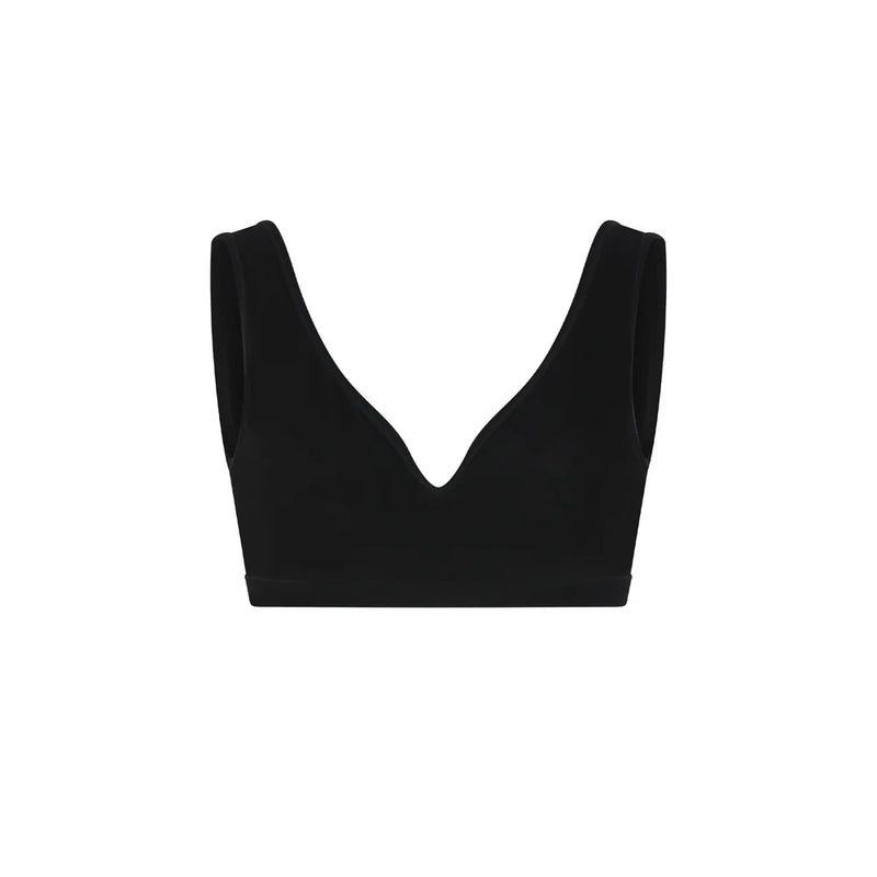 BAMBUS SOFT BRA TOPPUR SVARTUR