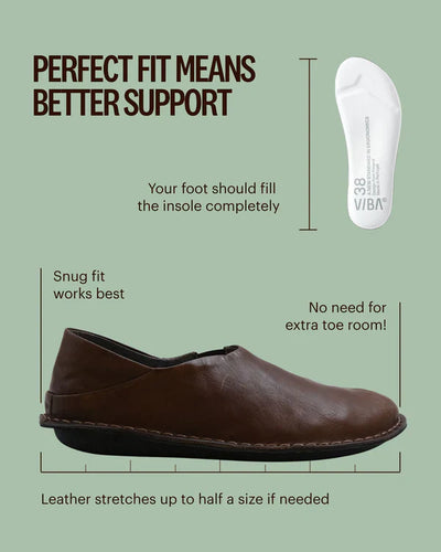 ZUMA LEATHER COCOA BROWN