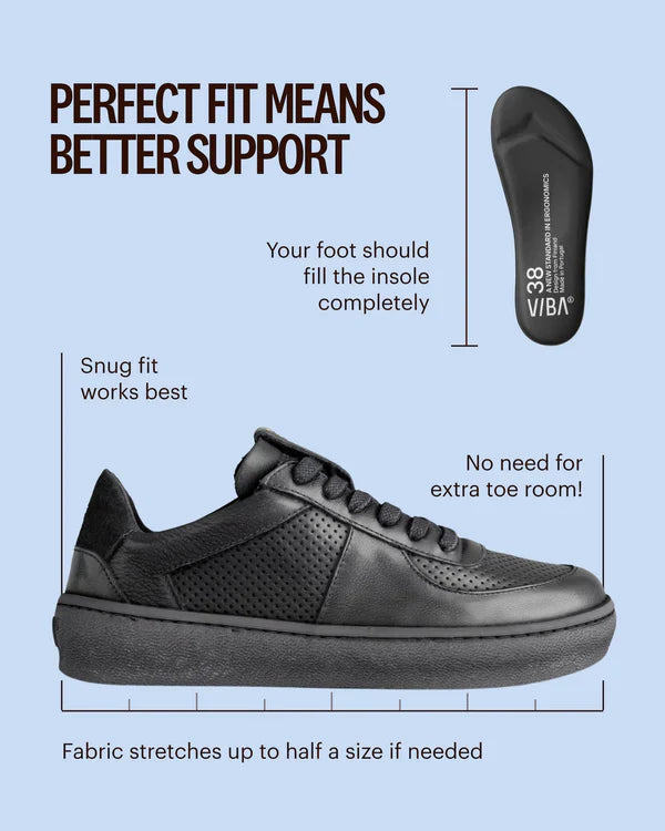 LONDON Bio LEATHER BLACK - Ethic