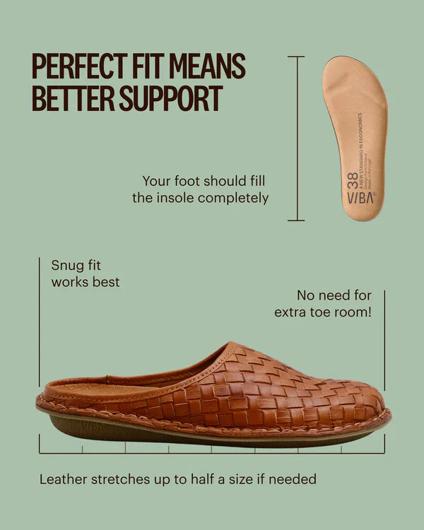 ROMA WOVEN LEATHER COGNAC BROWN - Ethic