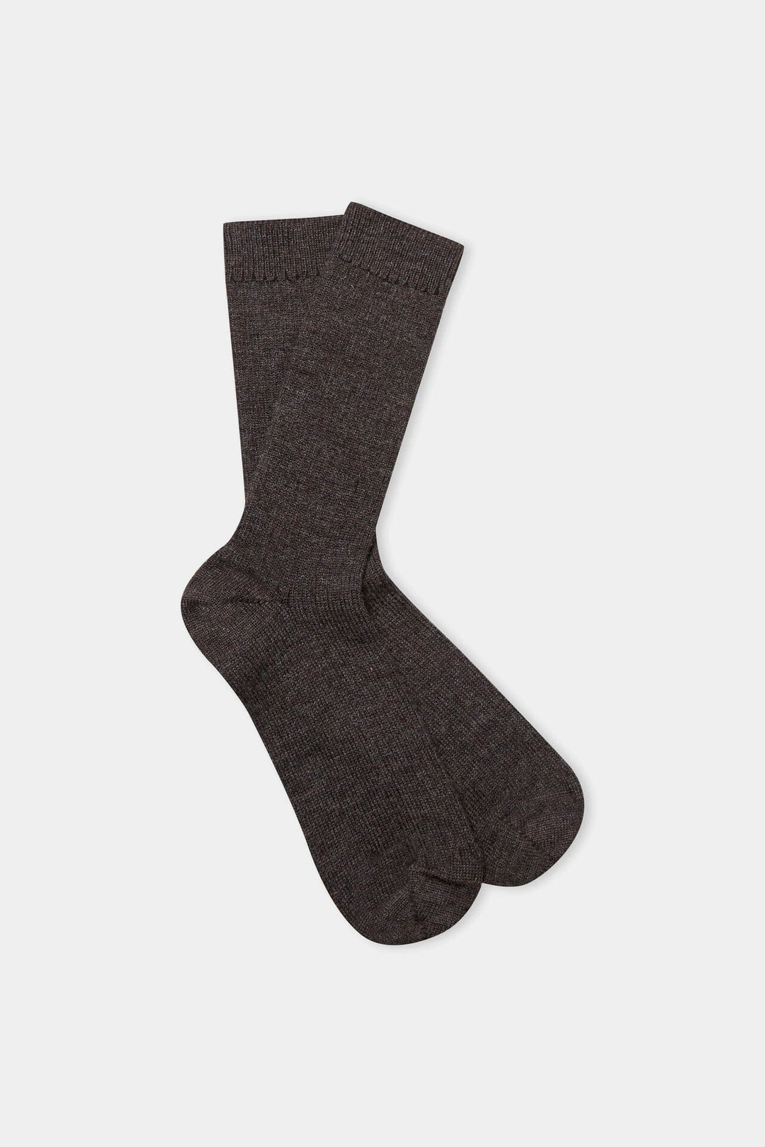 ALPACA SOKKAR UNDYED BROWN - Ethic