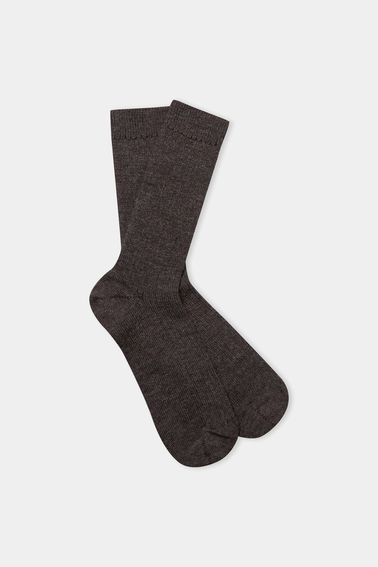 ALPACA SOKKAR UNDYED BROWN - Ethic