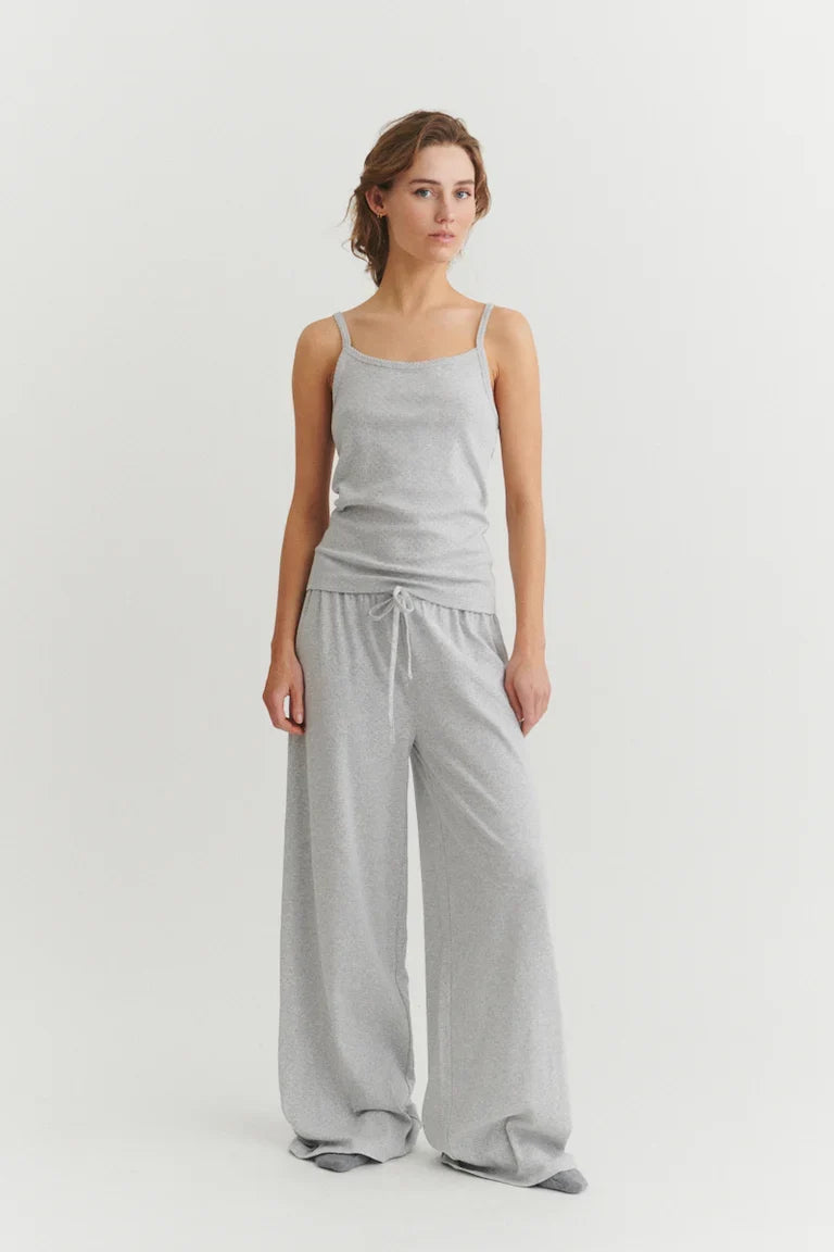 ARENSE RÖNDÓTTUR HLÝRABOLUR LIGHT GREY MELANGE - Ethic