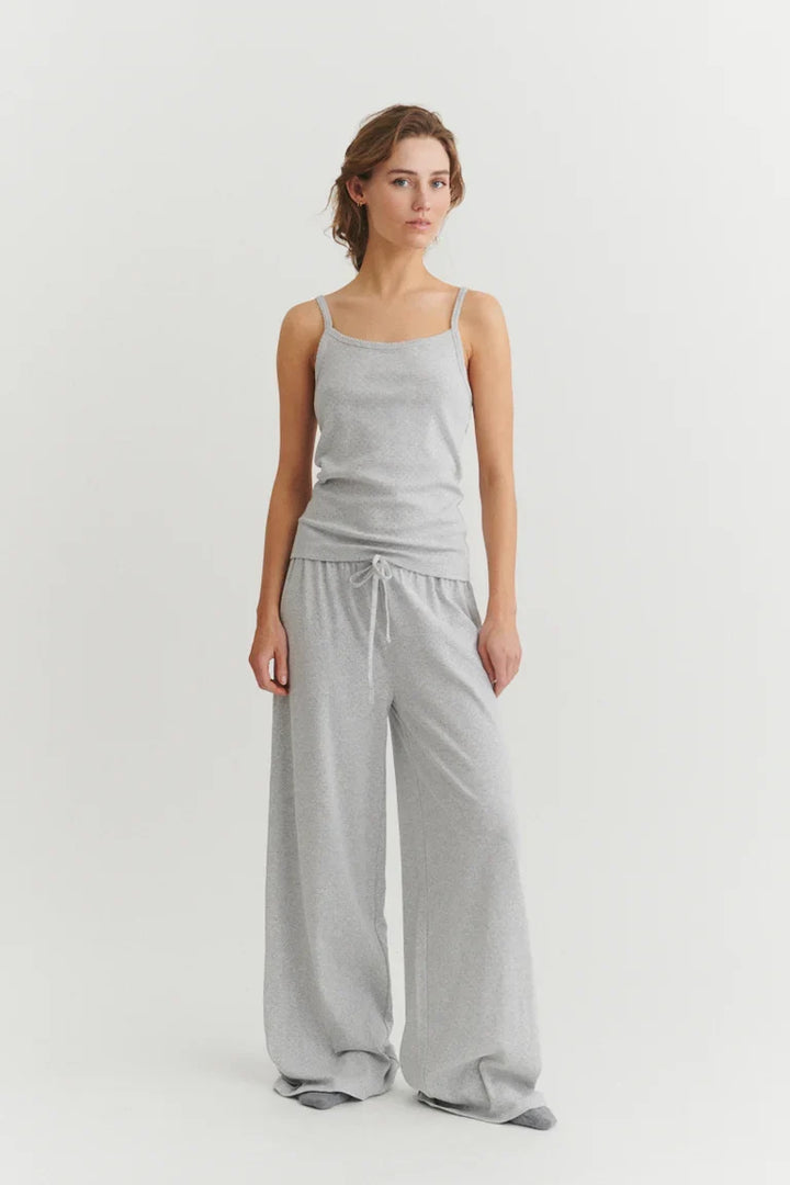 ARENSE RÖNDÓTTUR HLÝRABOLUR LIGHT GREY MELANGE - Ethic