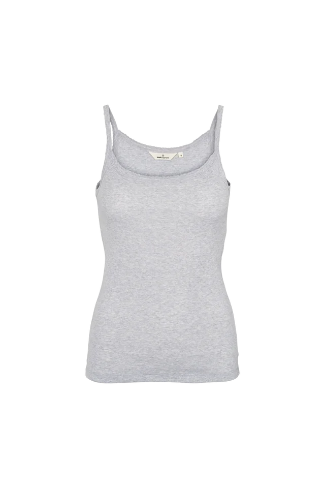 ARENSE RÖNDÓTTUR HLÝRABOLUR LIGHT GREY MELANGE - Ethic