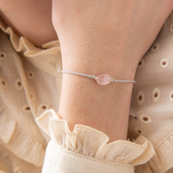 GIMSTEINA KORT  - Smokey Quartz Armband - Ethic