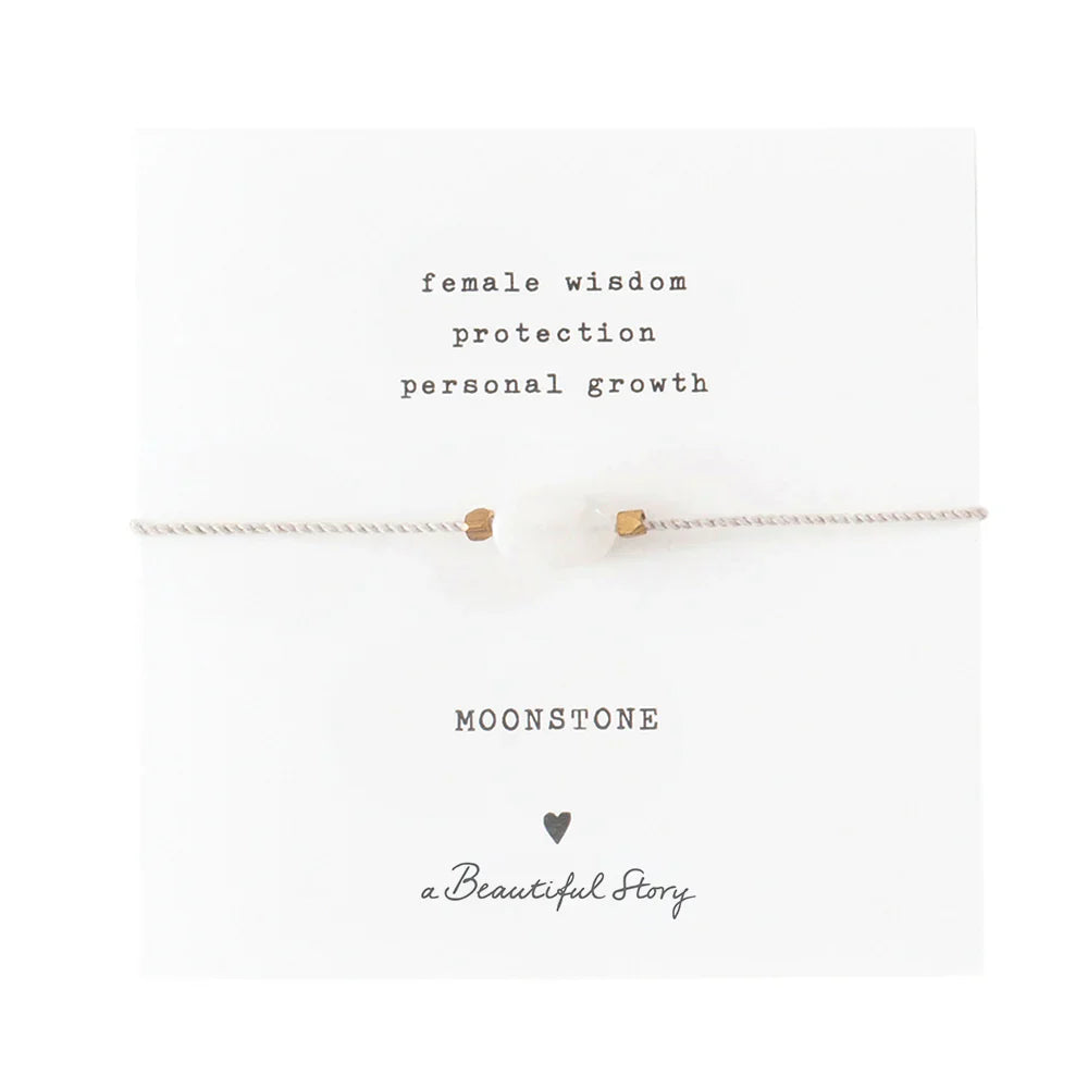 GIMSTEINA KORT  -  Moonstone Armband - Ethic