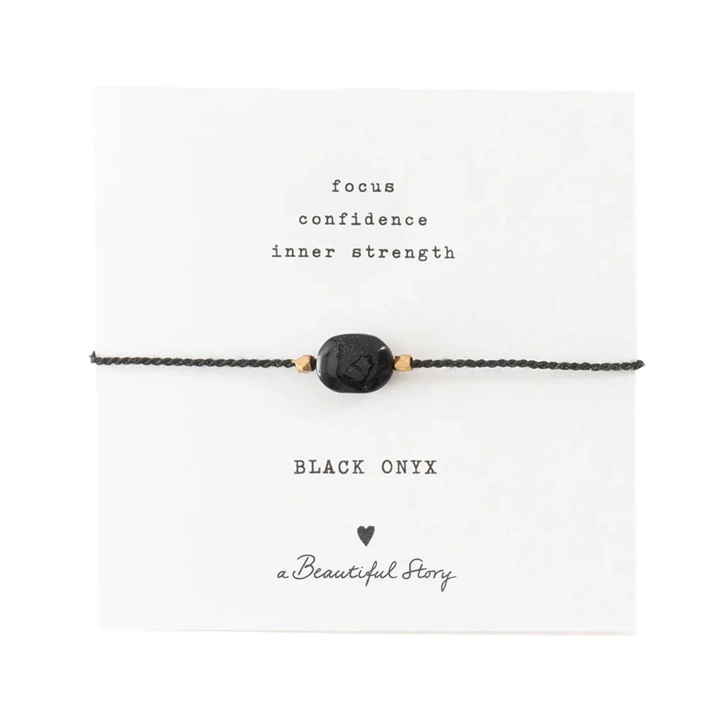 GIMSTEINA KORT  - Black Onyx Armband - Ethic