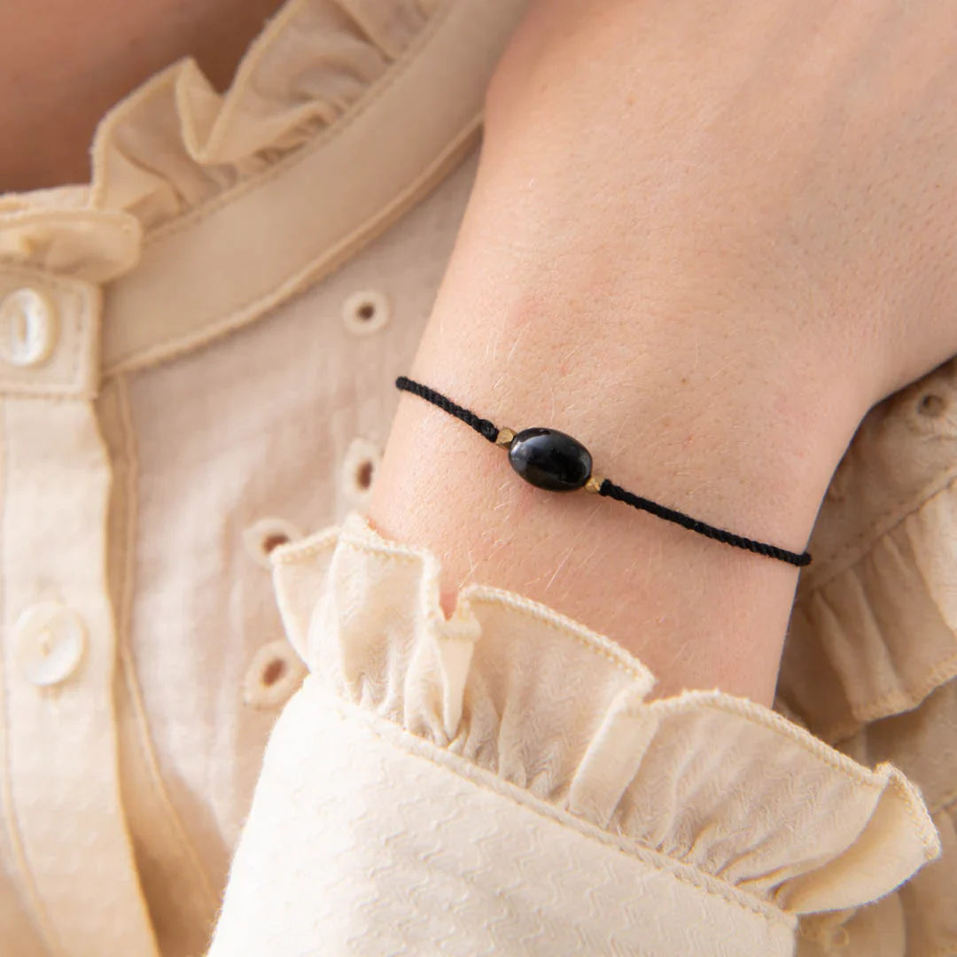GIMSTEINA KORT  - Black Onyx Armband - Ethic