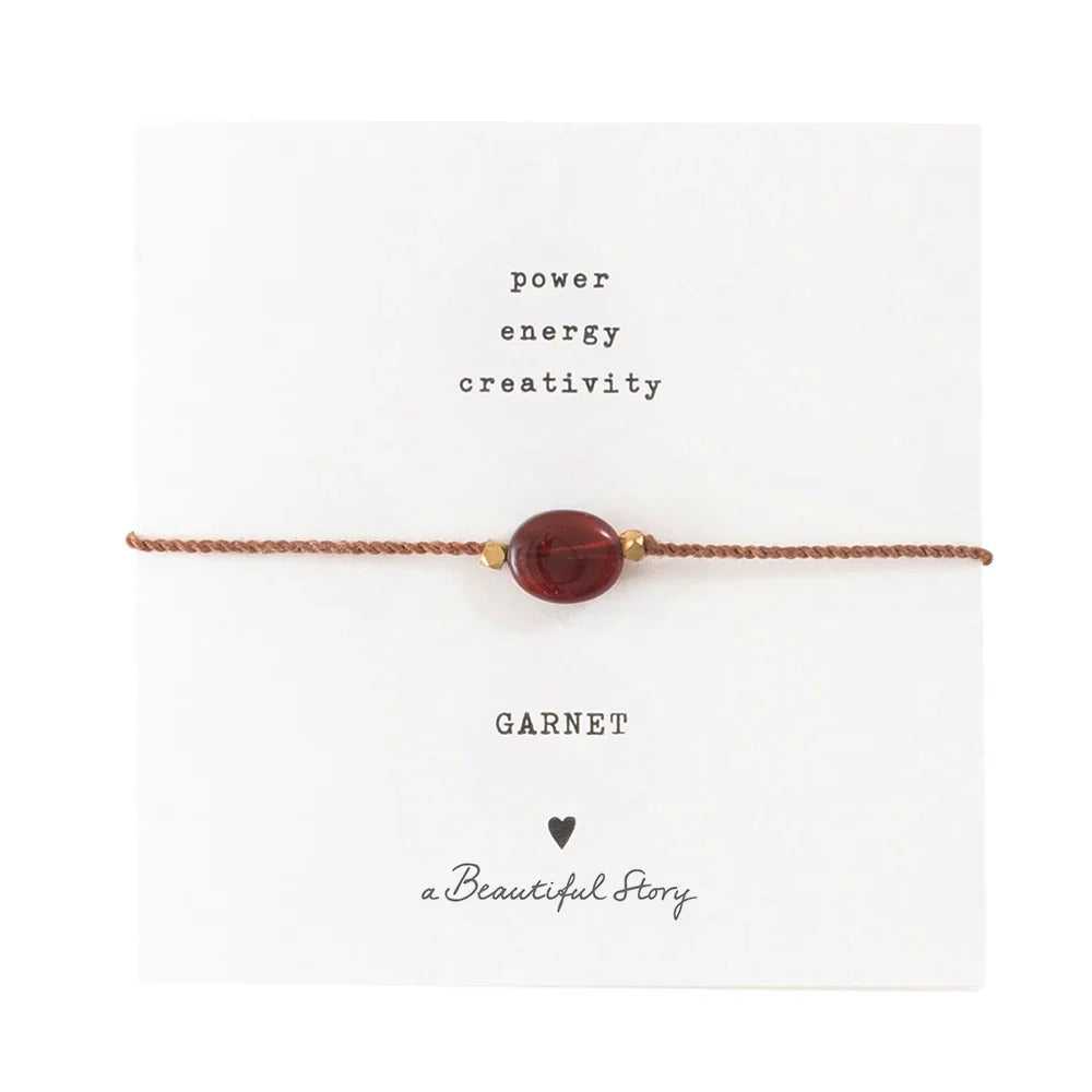 GEIMSTEINA KORT - Garnet Armband - Ethic