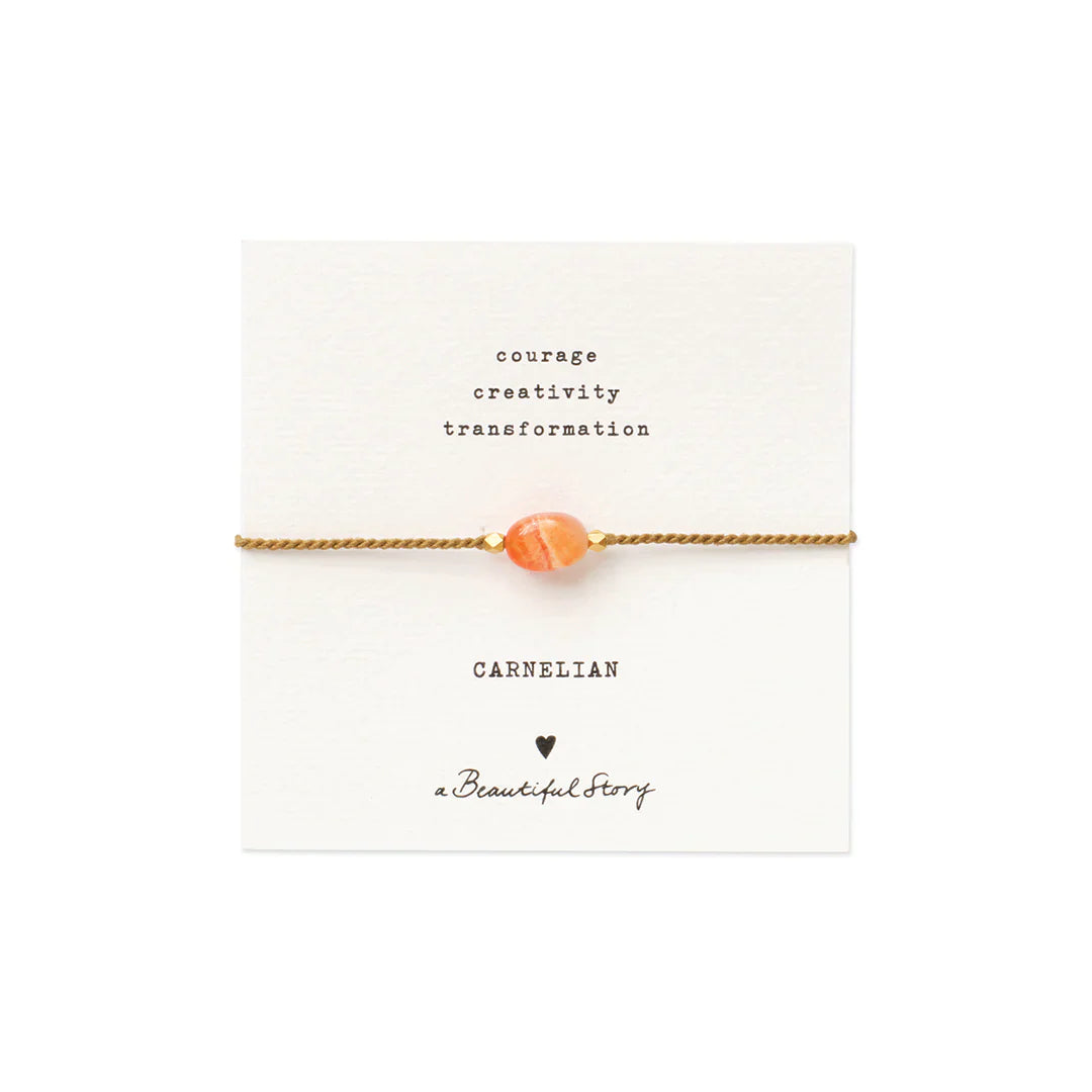 GIMSTEINA KORT  - Carnelian Armband - Ethic