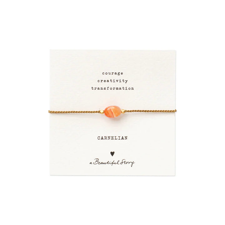 GIMSTEINA KORT  - Carnelian Armband - Ethic