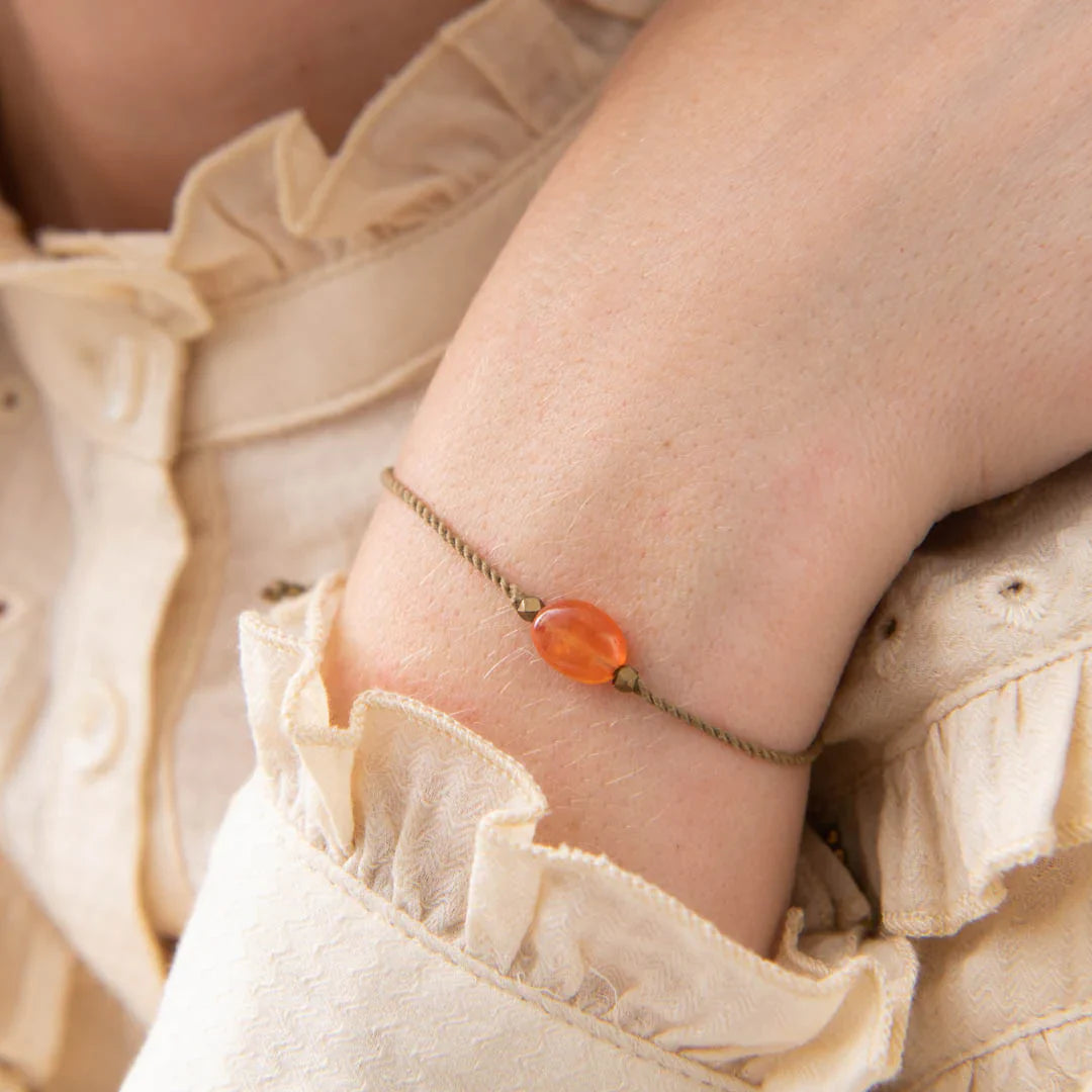 GIMSTEINA KORT  - Carnelian Armband - Ethic