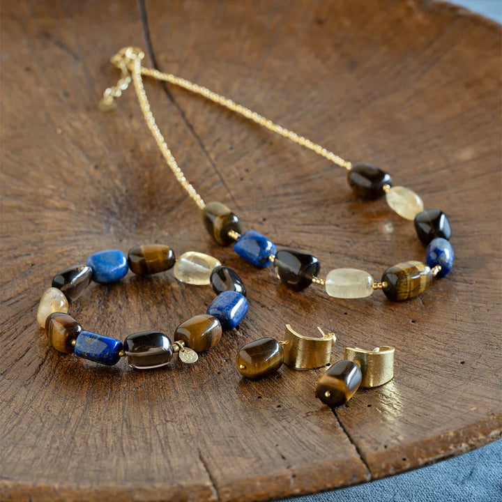 WORTHY TIGER EYE ARMBAND - Ethic